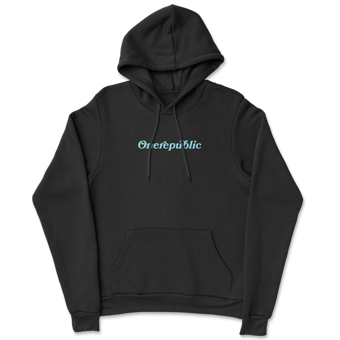 ONEREPUBLIC Black + Blue Logo Hoodie