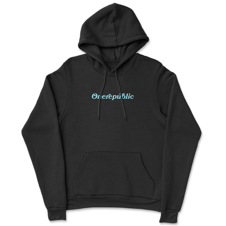 ONEREPUBLIC Black + Blue Logo Hoodie