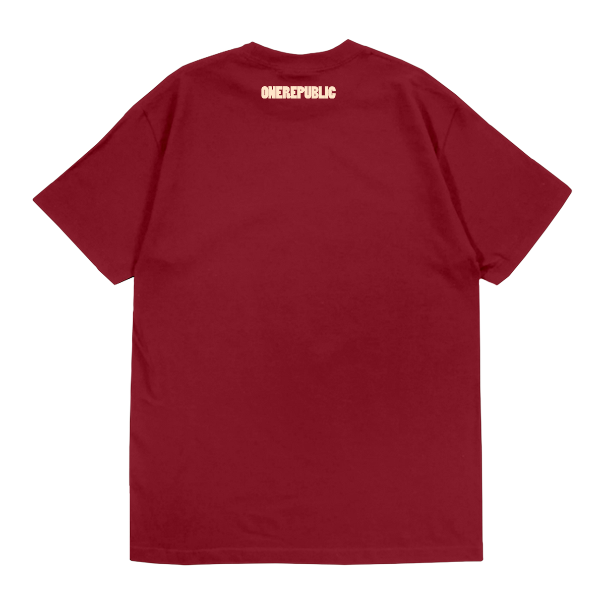 Hollywood Bowl Poster T-Shirt, cayenne red, back