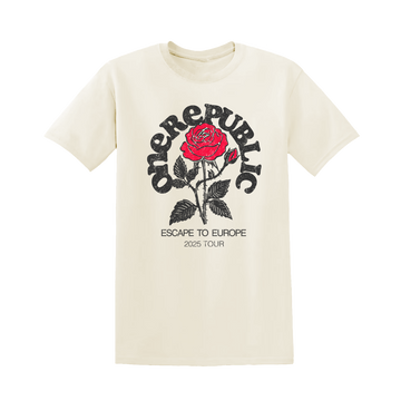 Women's "Escape To Europe" Rose Tee