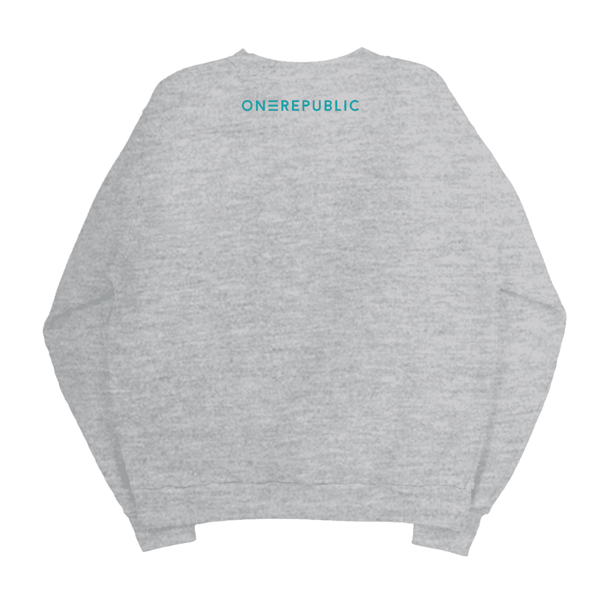 OneRepublic West Coast crew sweatshirt, heather gray, back