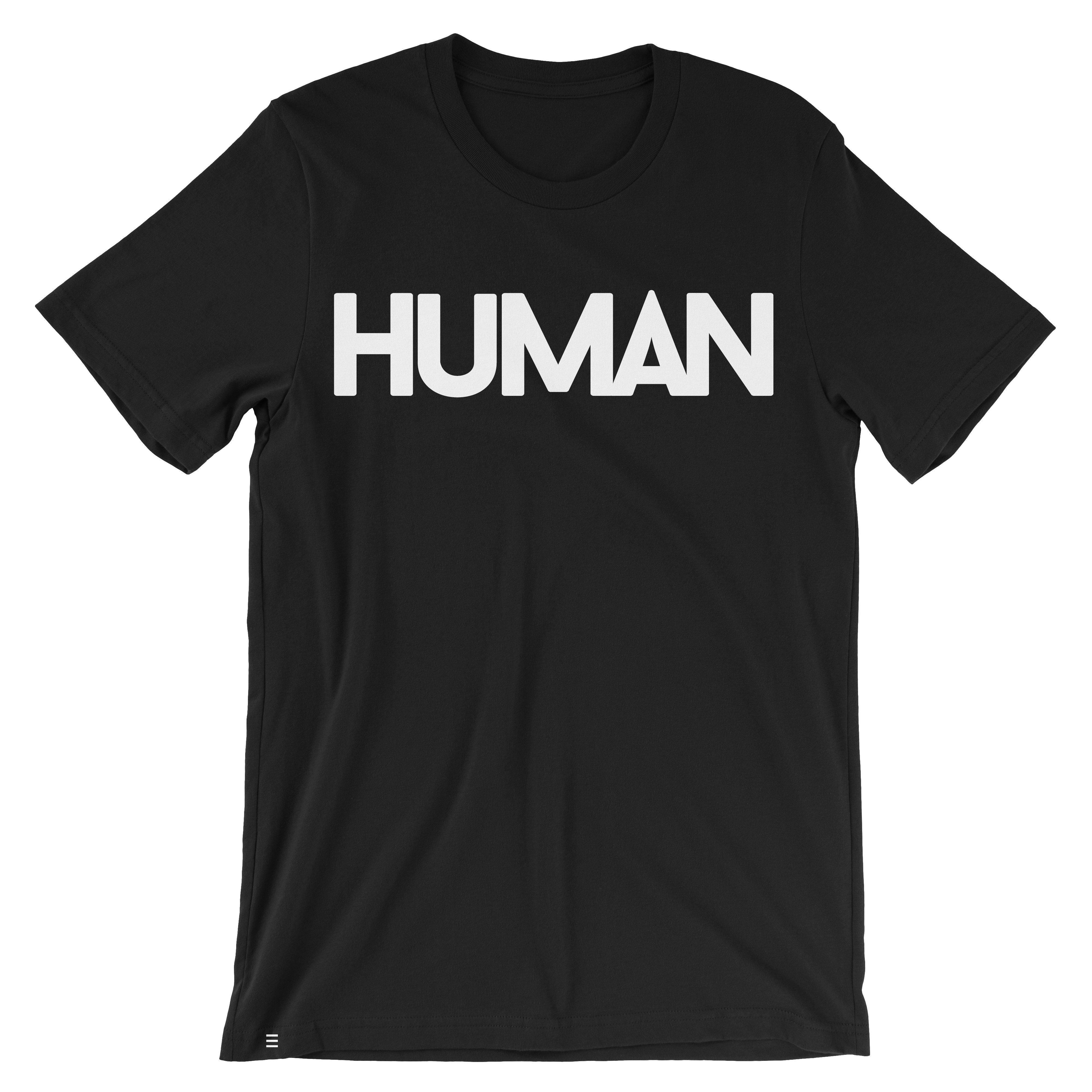 Black Unisex HUMAN Tee